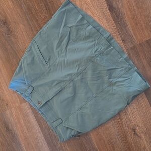 Duluth Trading Dry on the Fly Skort Tech Skirt UPF 50 Pockets